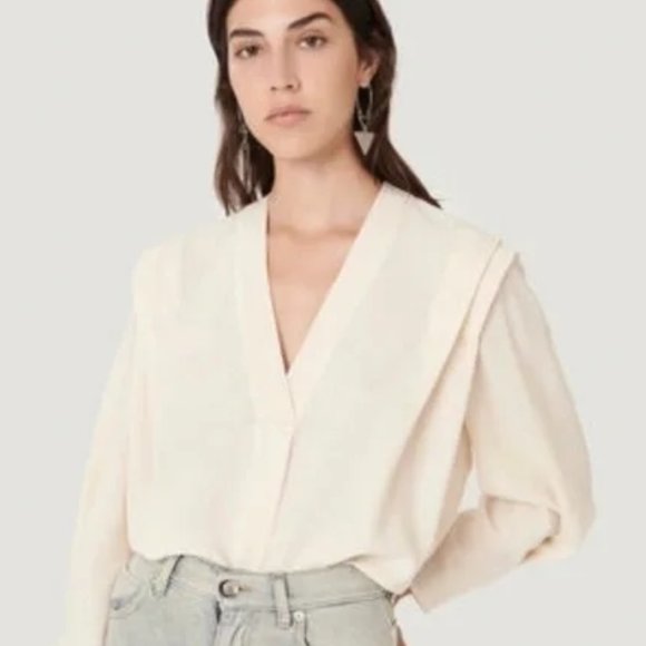 IRO Rhabi V neck Blouse Size EU 36 - BRAND NEW - UNWORN - Picture 1 of 2